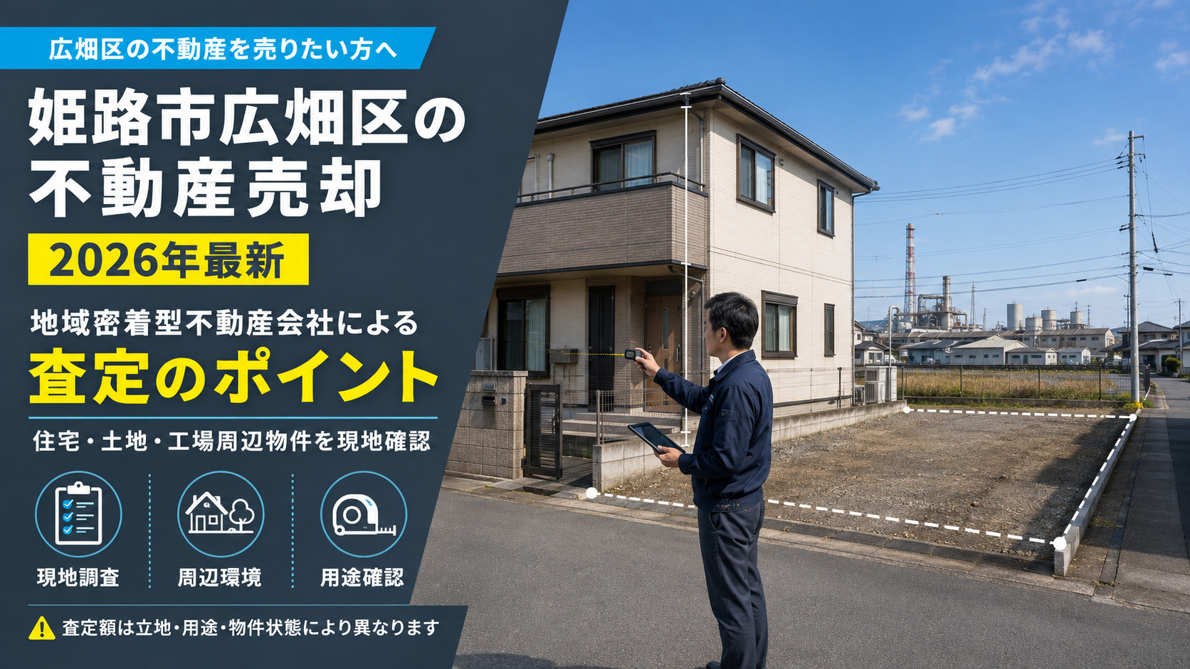 姫路市広畑区の不動産売却【2026年最新】｜地域密着型不動産会社による査定のポイントの画像