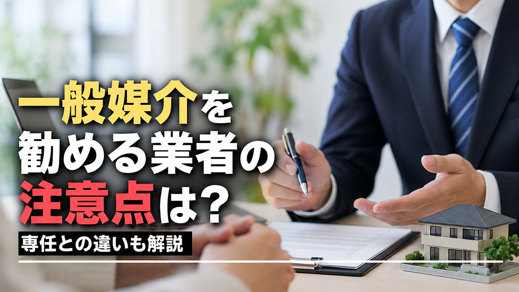 一般媒介を勧める業者の注意点は？専任との違いも解説の画像