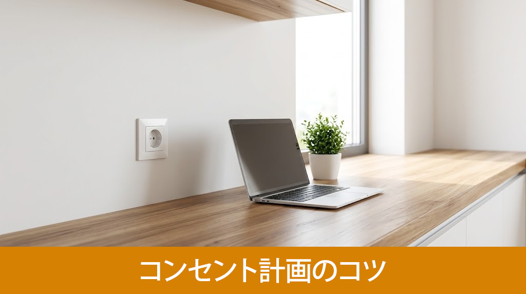 使い勝手を左右するコンセント計画のコツ