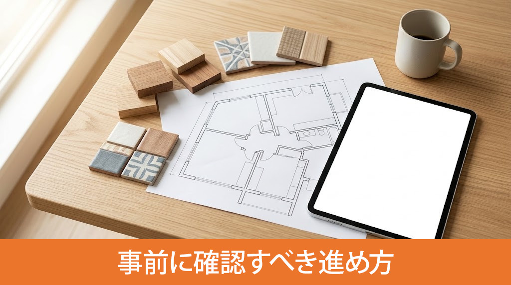 リノベーション計画で事前に確認すべき進め方