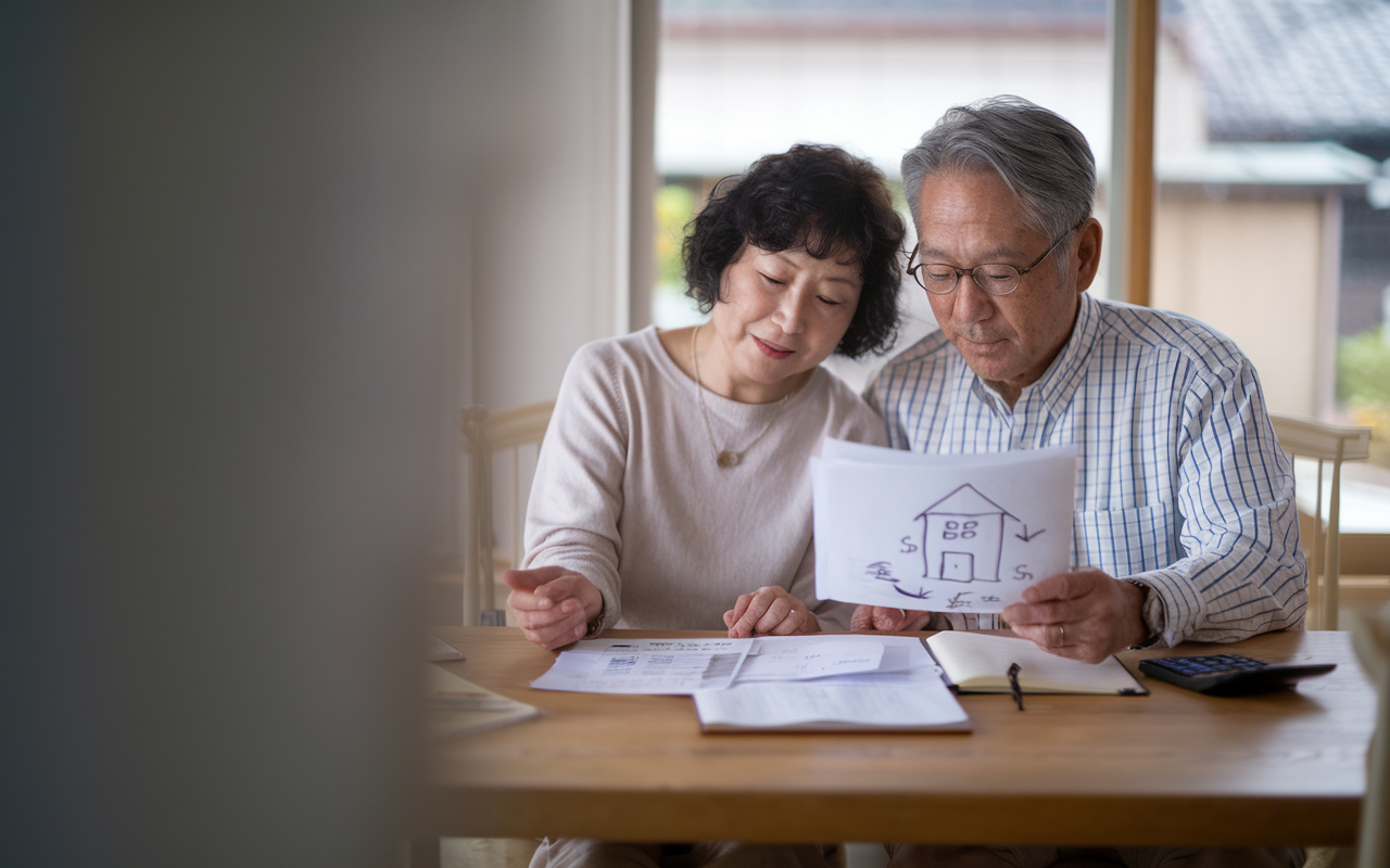 新潟市の相続不動産は売却すべきか？50代60代の老後資金シミュレーションで確認の画像