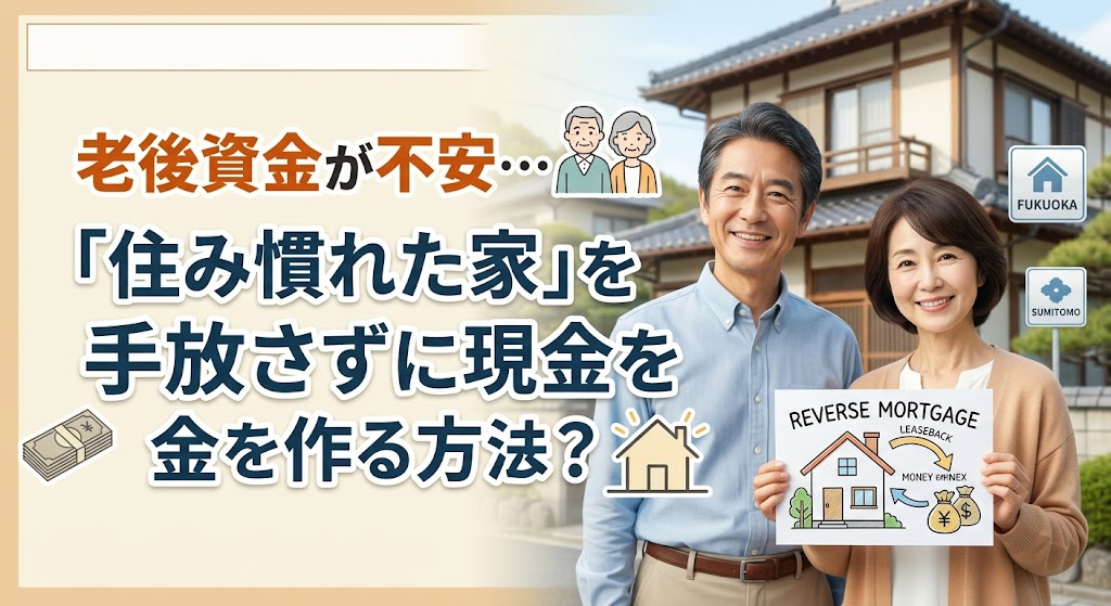 老後資金が不安…「住み慣れた家」を手放さずに現金を作る方法とは?の画像
