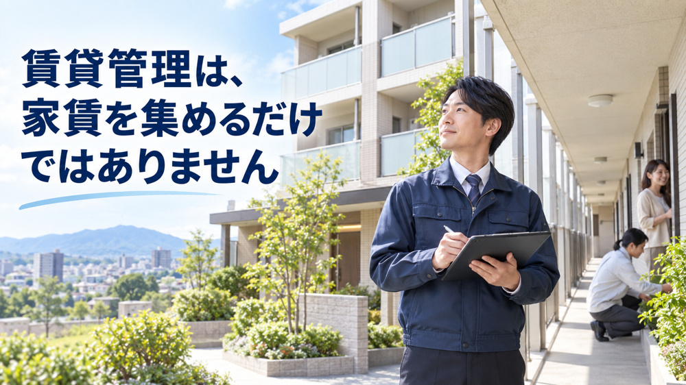 賃貸管理は、家賃を集めるだけではありません｜ピタットハウス前橋店の画像