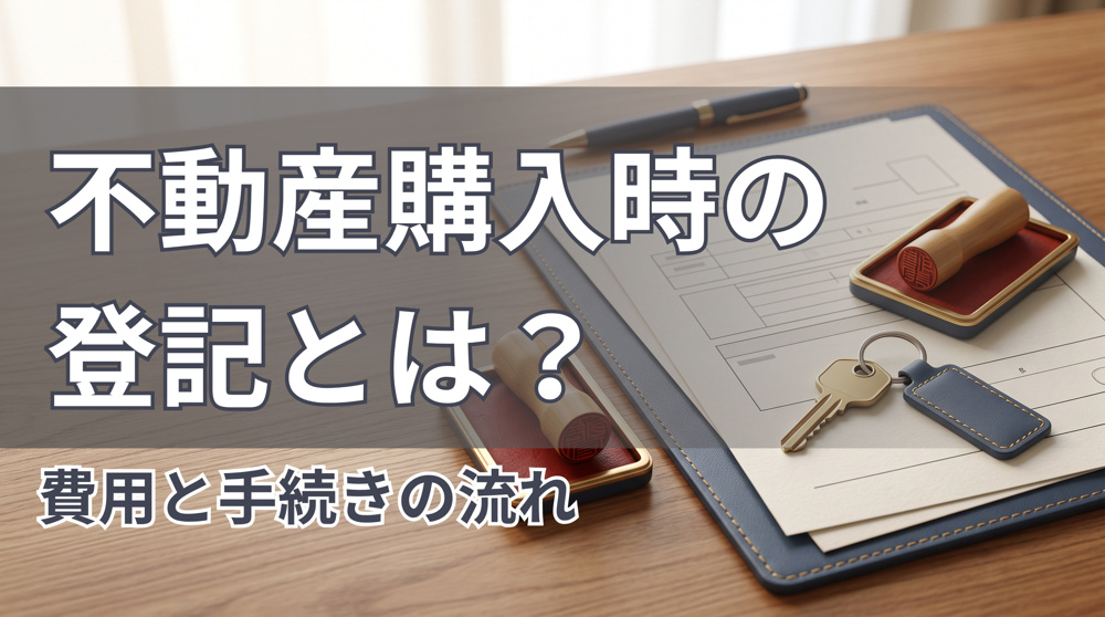 不動産購入時の登記とは？費用と手続きの流れの画像