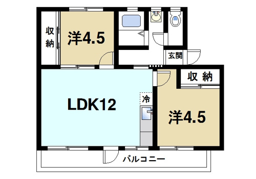 山口マンション 二人暮らしの生活の幅が広がる素敵なお部屋 奈良賃貸のマサキ