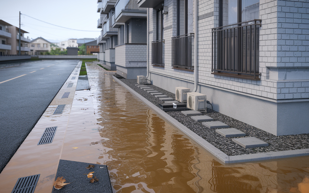 台風冠水被害の修繕費は保険でカバー可能か？不動産オーナー管理会社が押さえるべき対策の画像