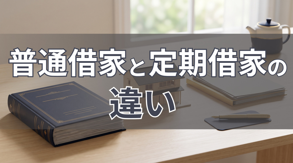 普通借家と定期借家の違い｜賃貸契約の種類をやさしく解説の画像