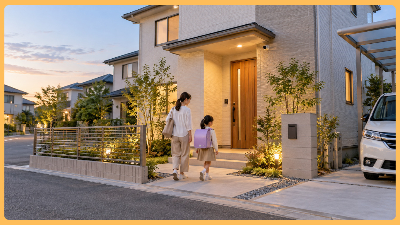 筑西市で防犯性の高い戸建てを選ぶには？子育て家庭向けの確認ポイントを解説の画像