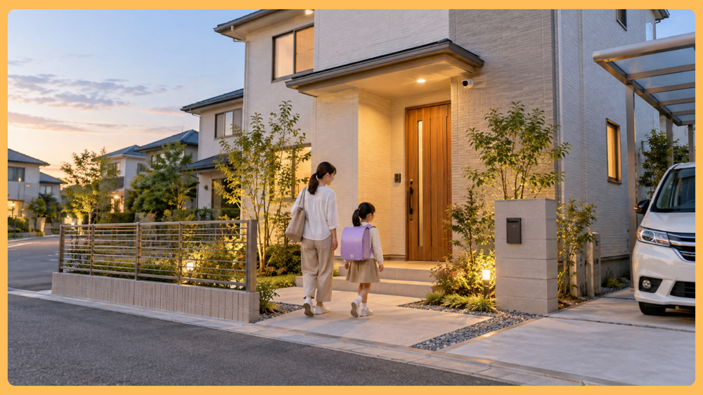 筑西市で防犯性の高い戸建てを選ぶには？子育て家庭向けの確認ポイントを解説の画像