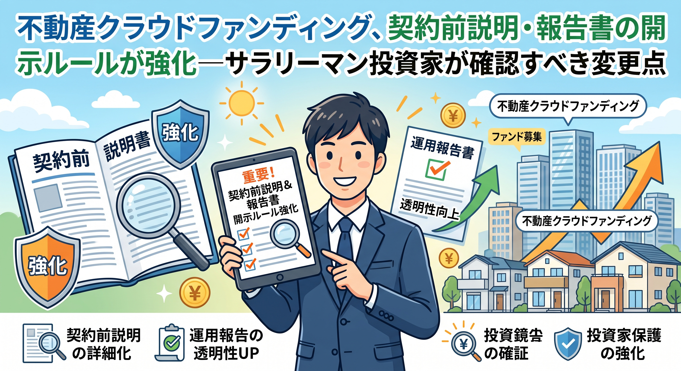 不動産クラファン、開示ルール強化―投資家が見るべき点の画像
