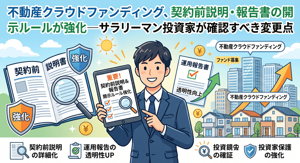 不動産クラファン、開示ルール強化―投資家が見るべき点の画像