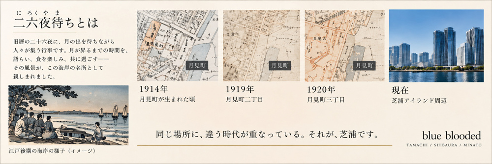 芝浦の土地は、いつ生まれた？｜1丁目・2丁目・3丁目・4丁目、埋立ての歴史を追うの画像