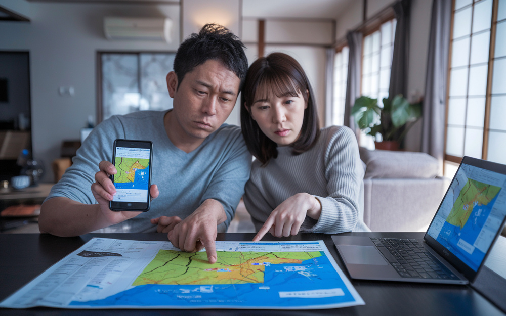 尼崎市の洪水ハザードマップとは？自宅住所を入力する方法と浸水リスク確認手順の画像
