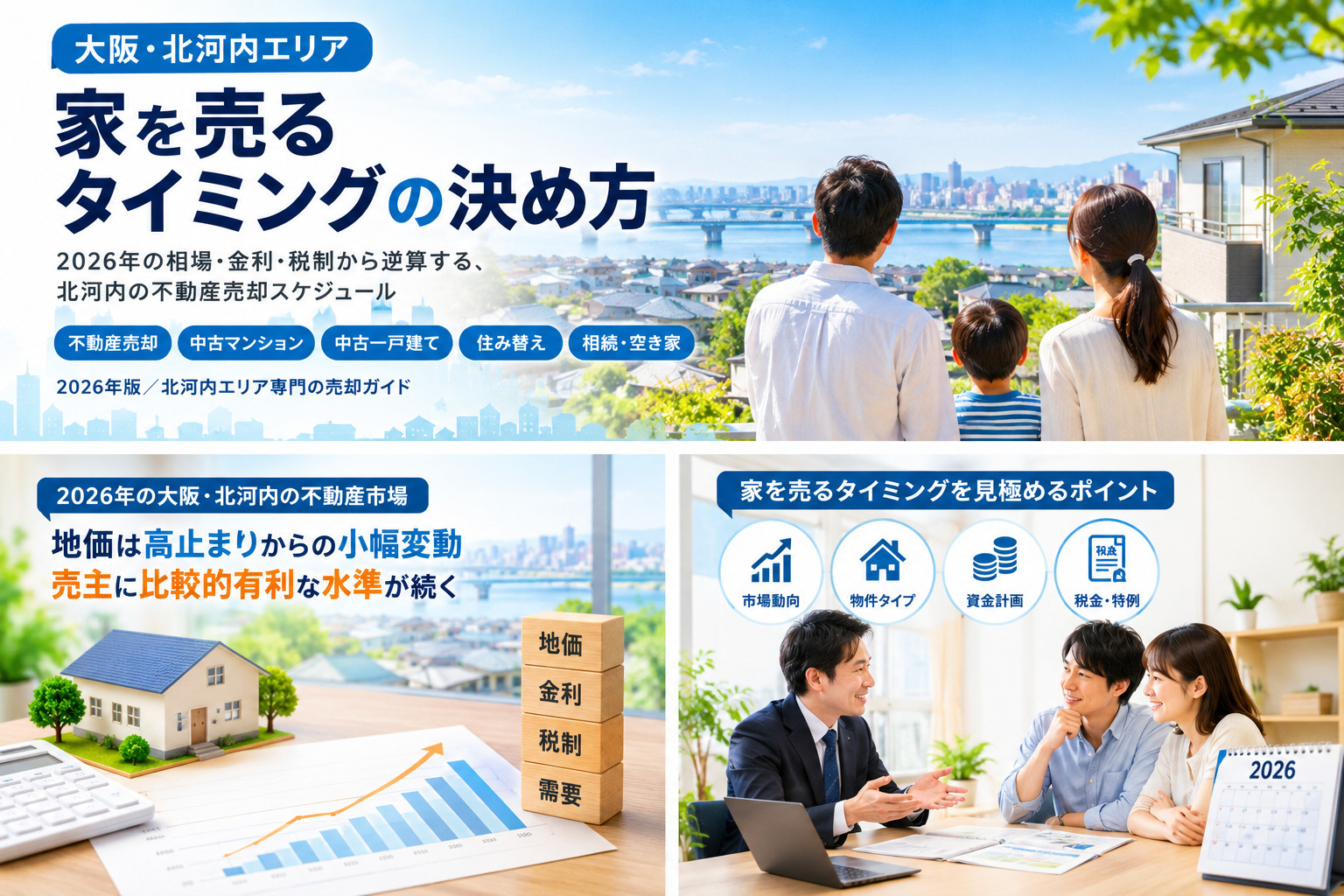 2026年大阪北河内で家を売るタイミングは？守口寝屋川で今の家を売る判断軸を解説の画像