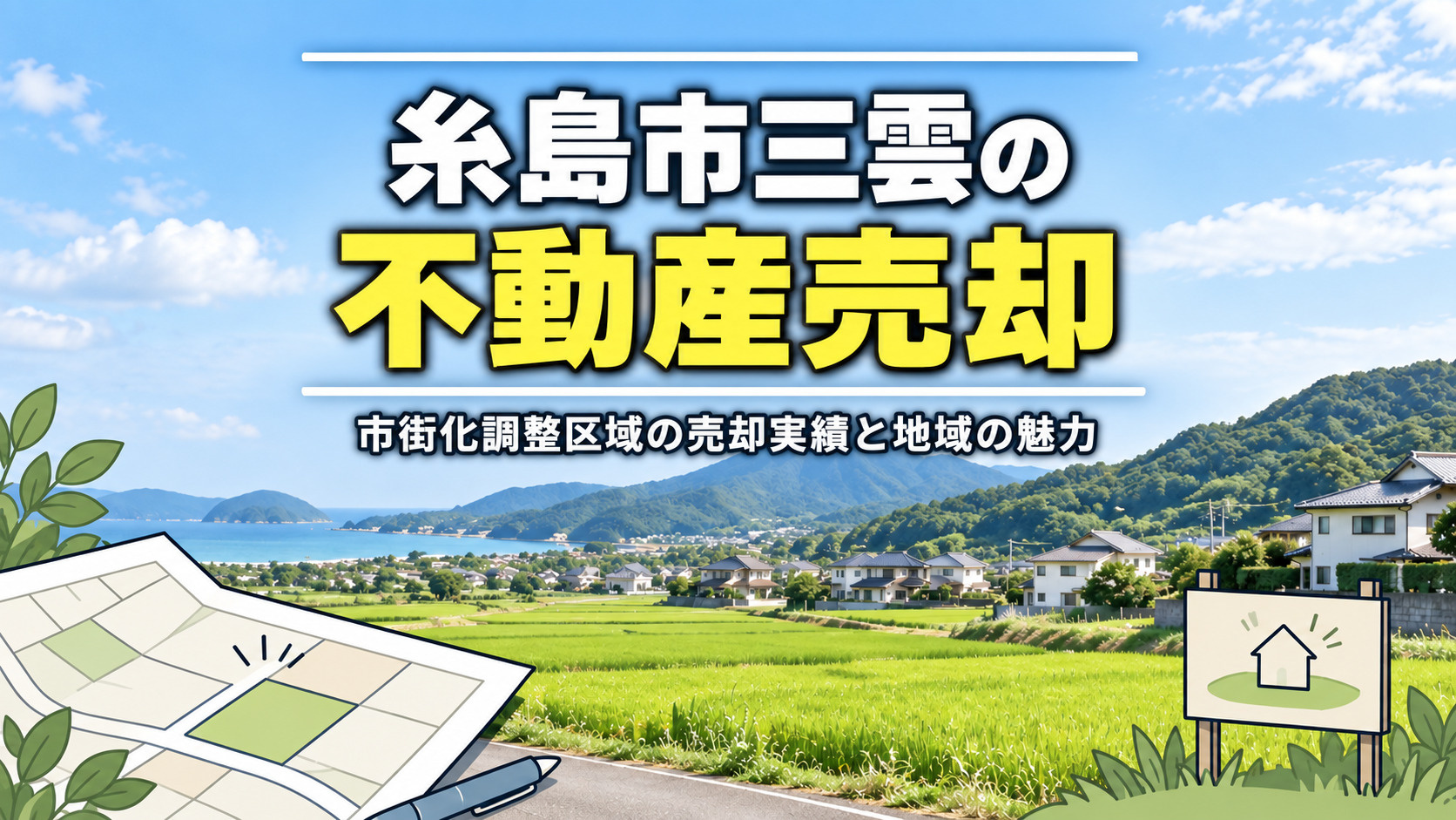 糸島市三雲の不動産を売却するなら|市街化調整区域の売却実績と地域の魅力の画像