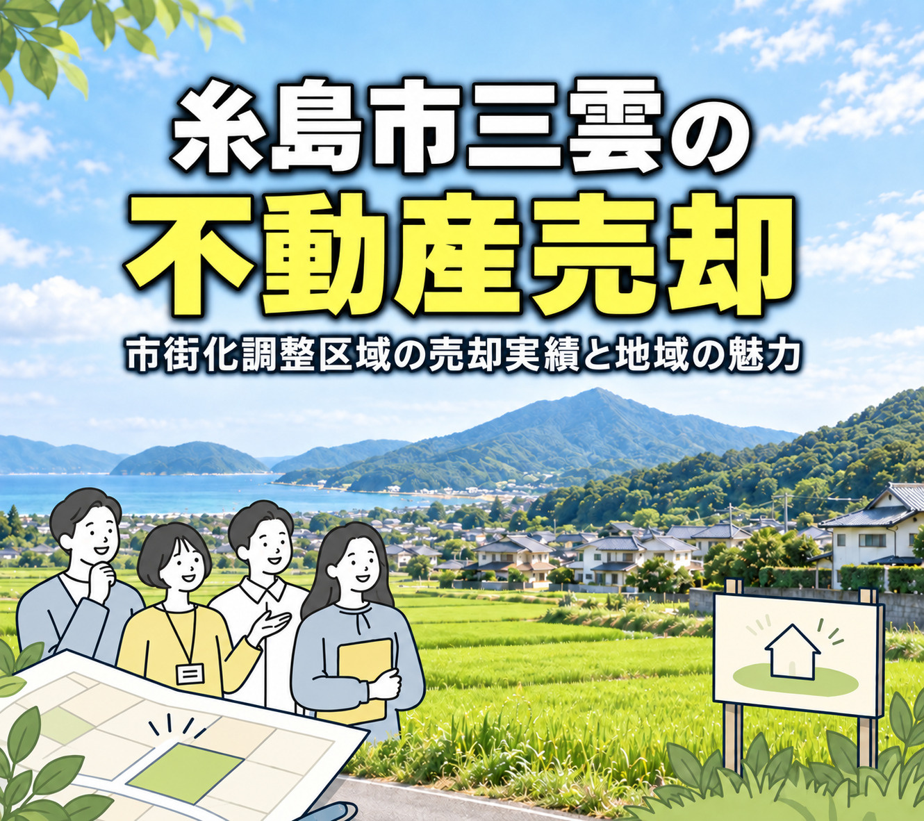 糸島市三雲の不動産売却｜市街化調整区域の売却実績と地域の魅力