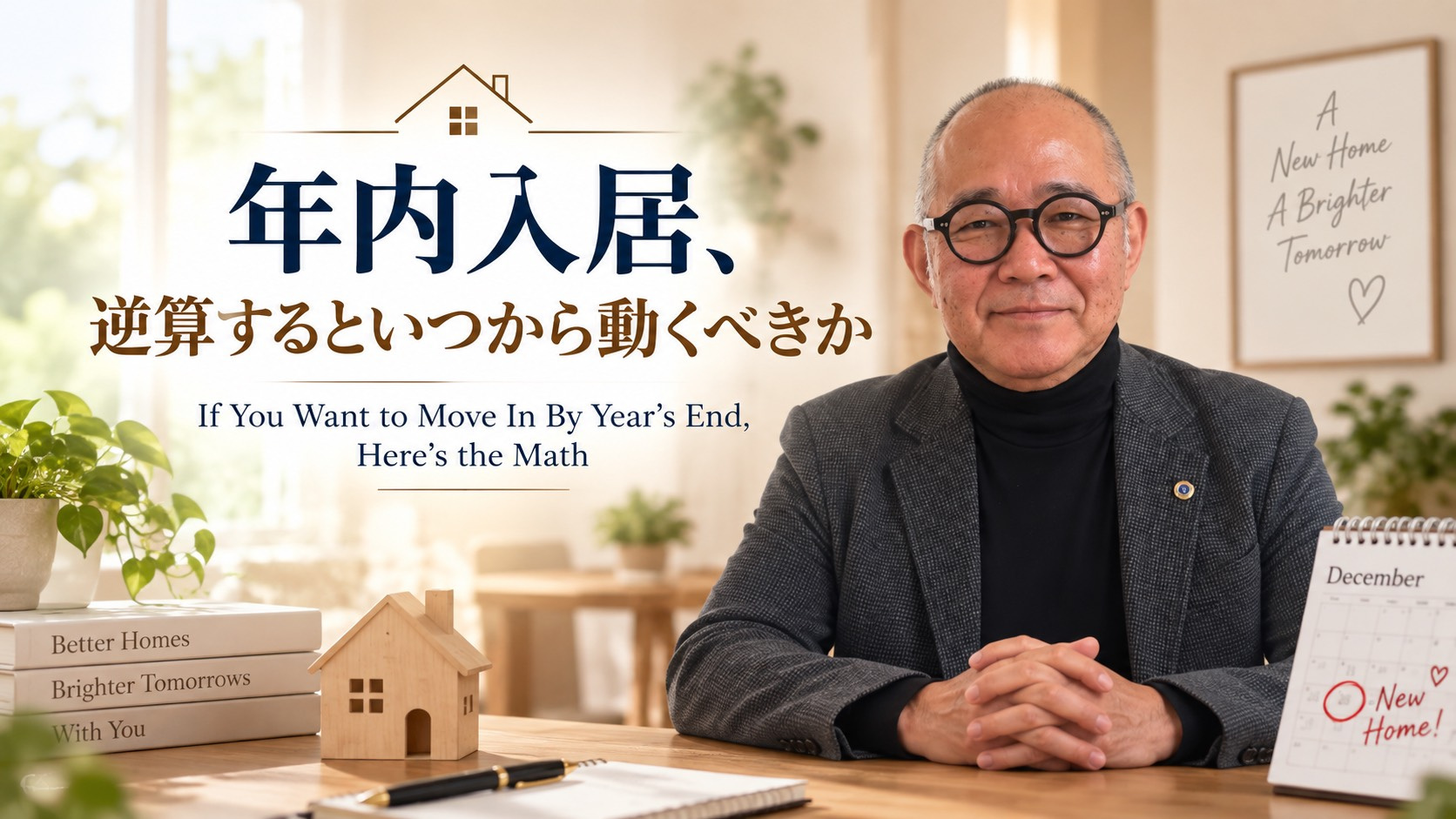 2026年10月1日 年内入居、逆算するといつから動くべきかの画像
