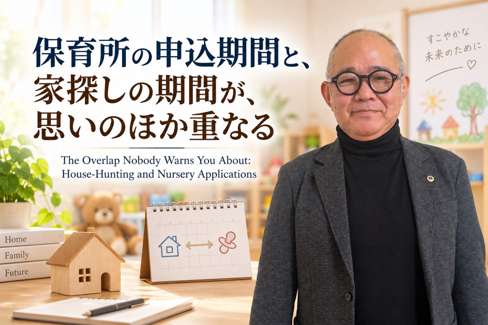 2026年10月2日 保育所の申込と家探し、この時期に重なる理由の画像