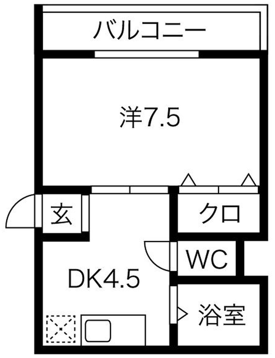 ピロスカーホ・オトワ402 間取り図