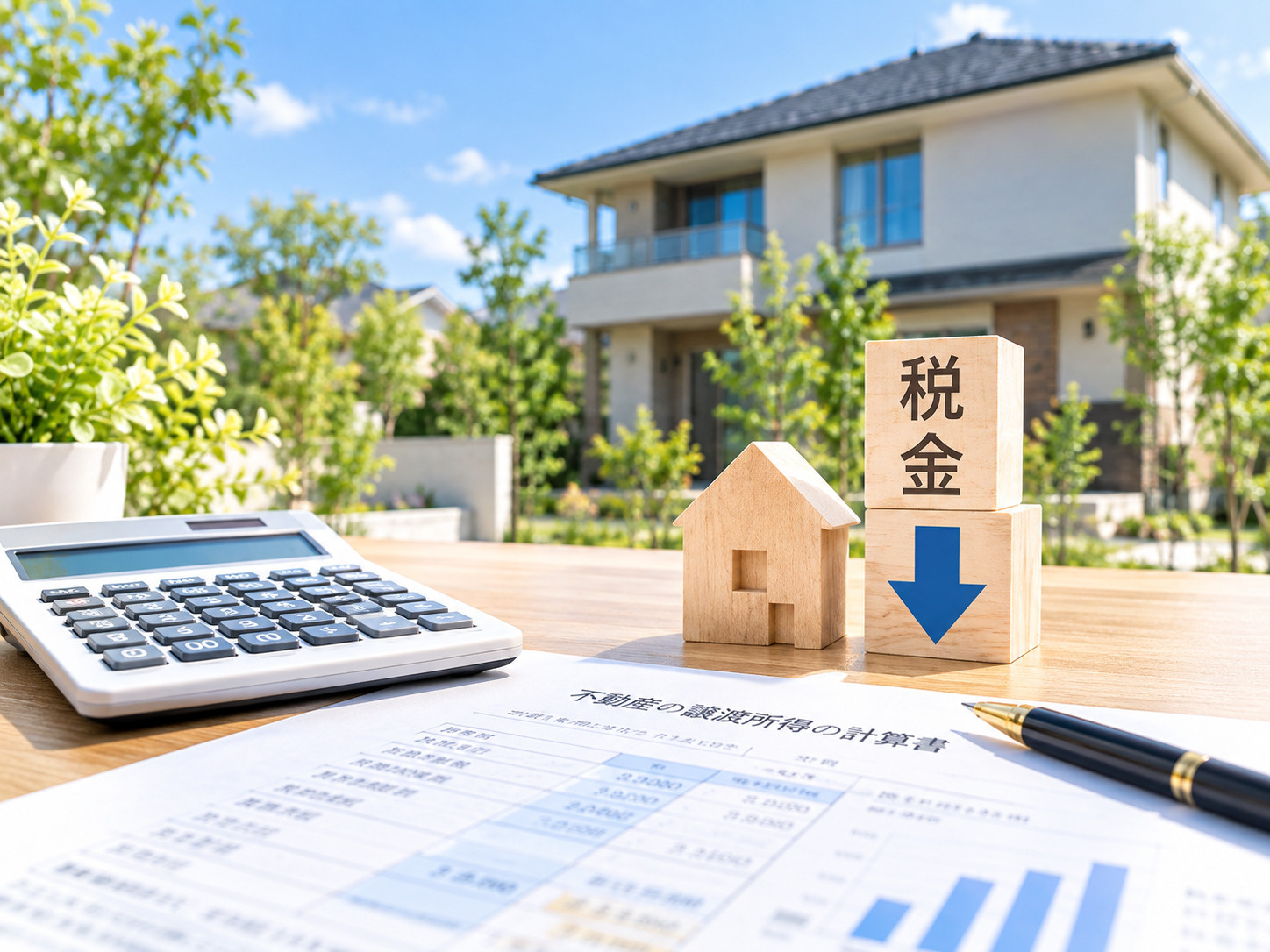 マイホーム売却時の税制特例を確認するイメージ