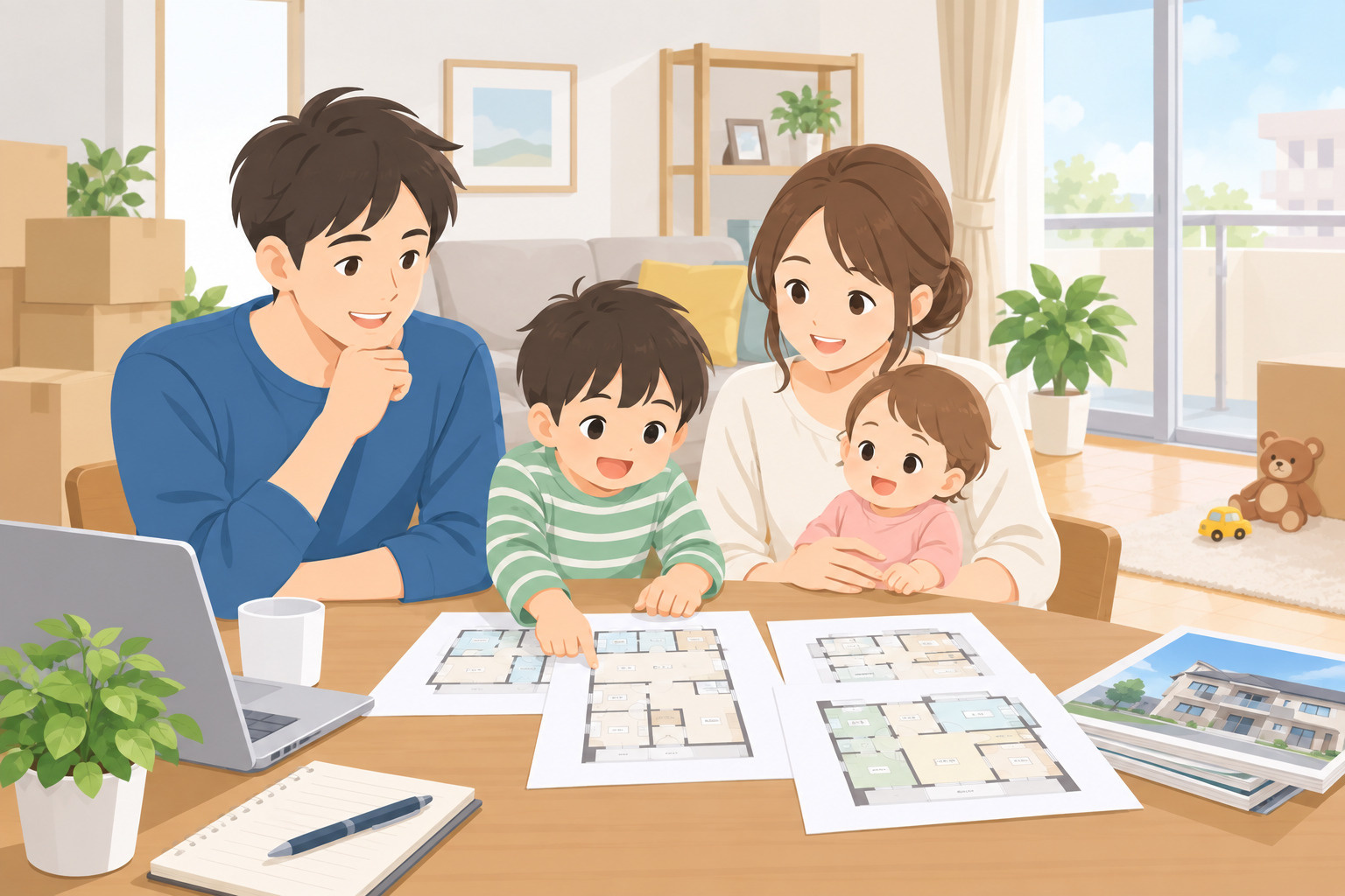 家族が増えたら住み替える?ファミリーの部屋探しで考えたいポイントの画像