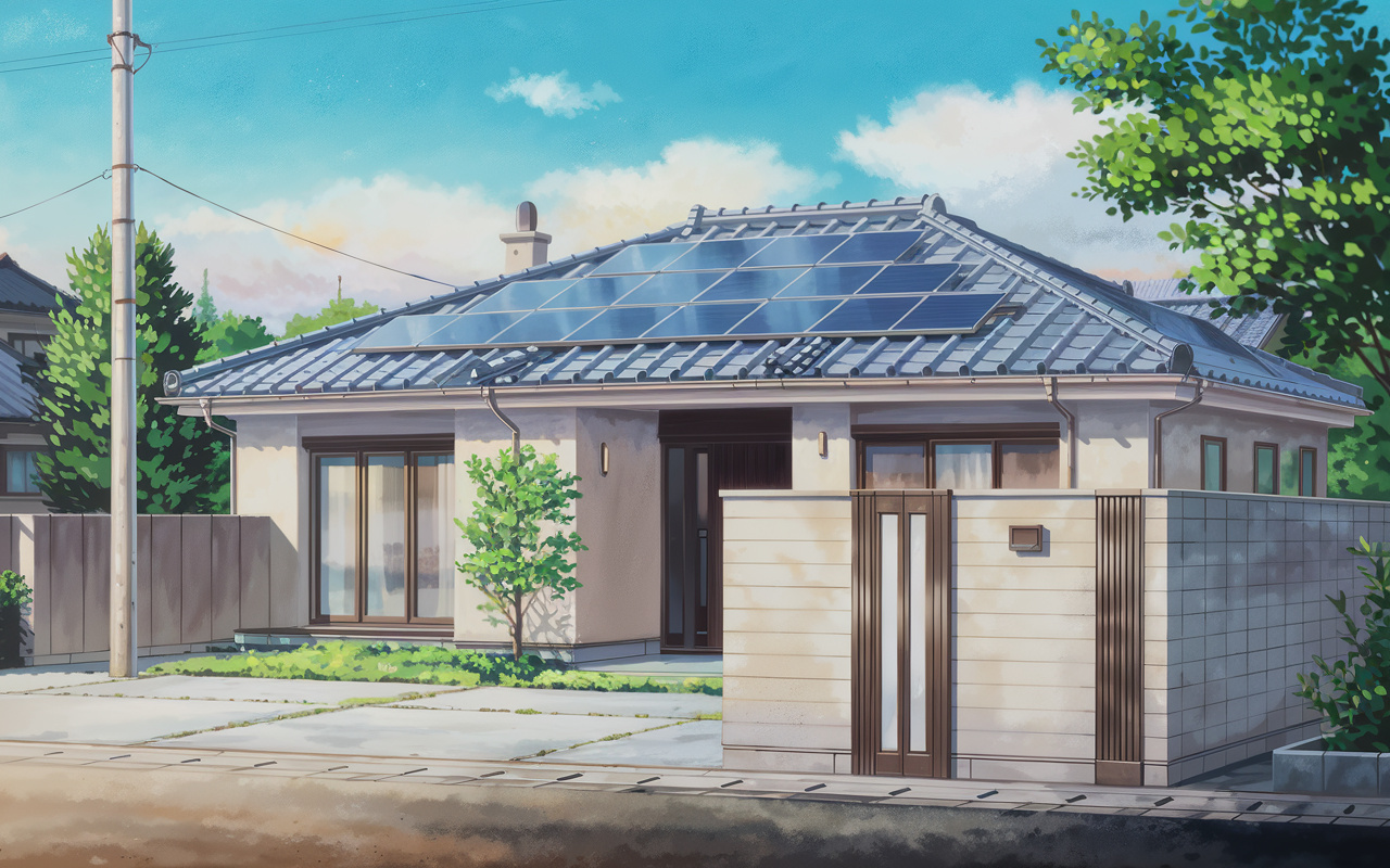 太陽光パネル付き戸建は売れやすい？条件と売却前の確認ポイントの画像