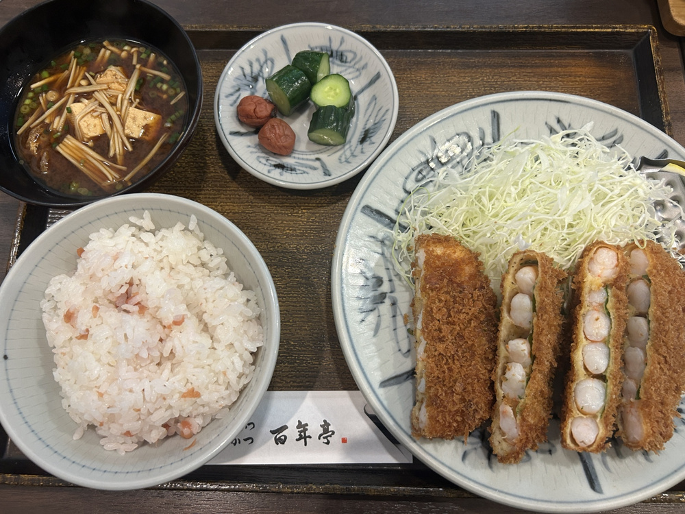 絶品えびかつ！天白区の「百年亭」へ行ってきました♪の画像