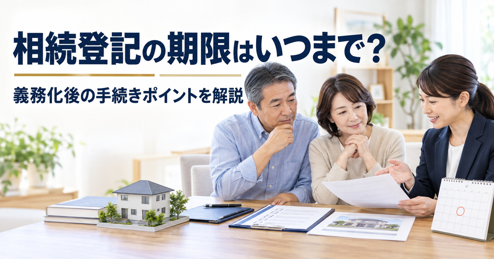 相続登記の期限はいつまで?義務化後の手続きポイントを解説の画像