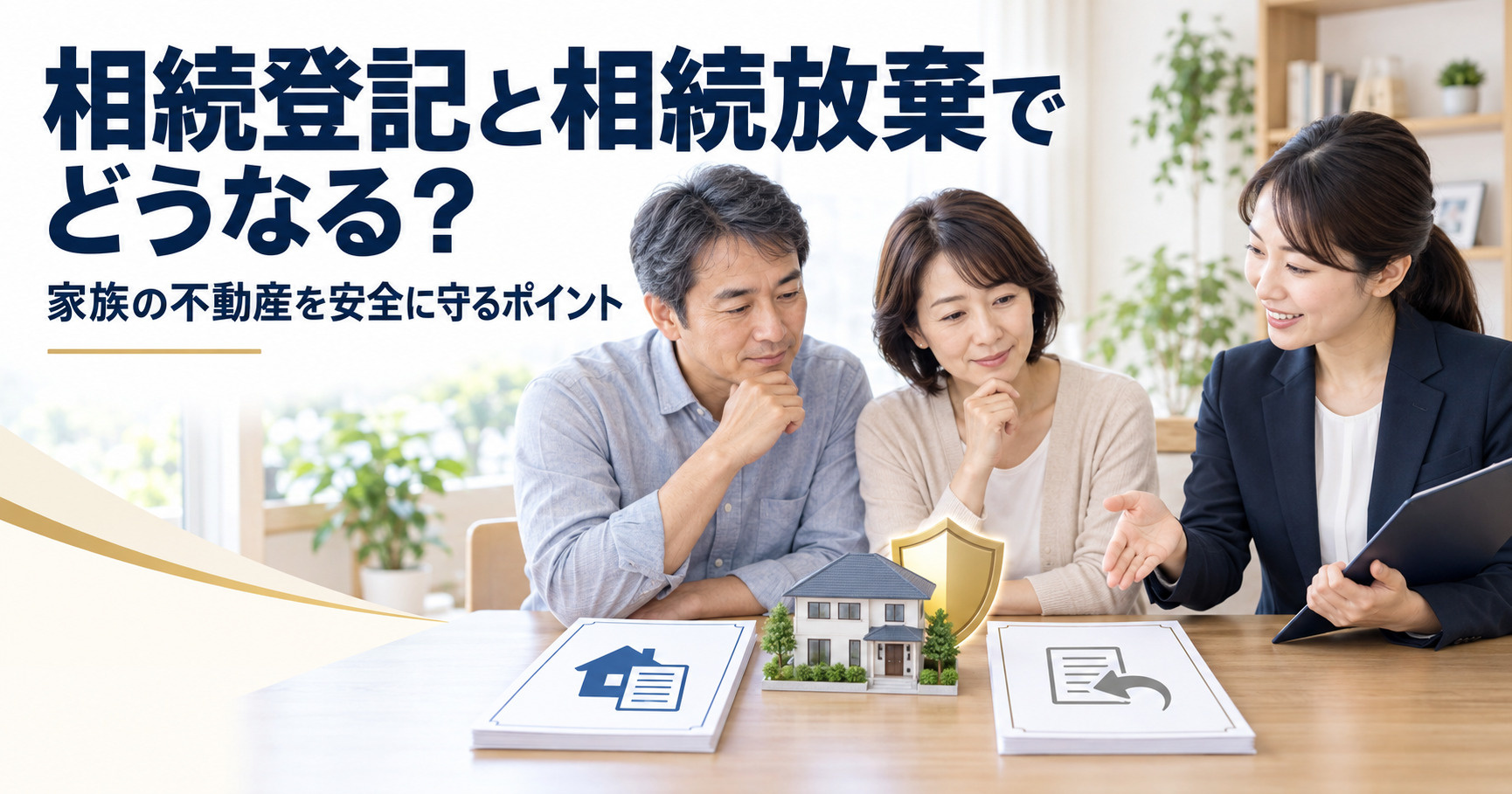 相続登記と相続放棄でどうなる?家族の不動産を安全に守るポイントの画像