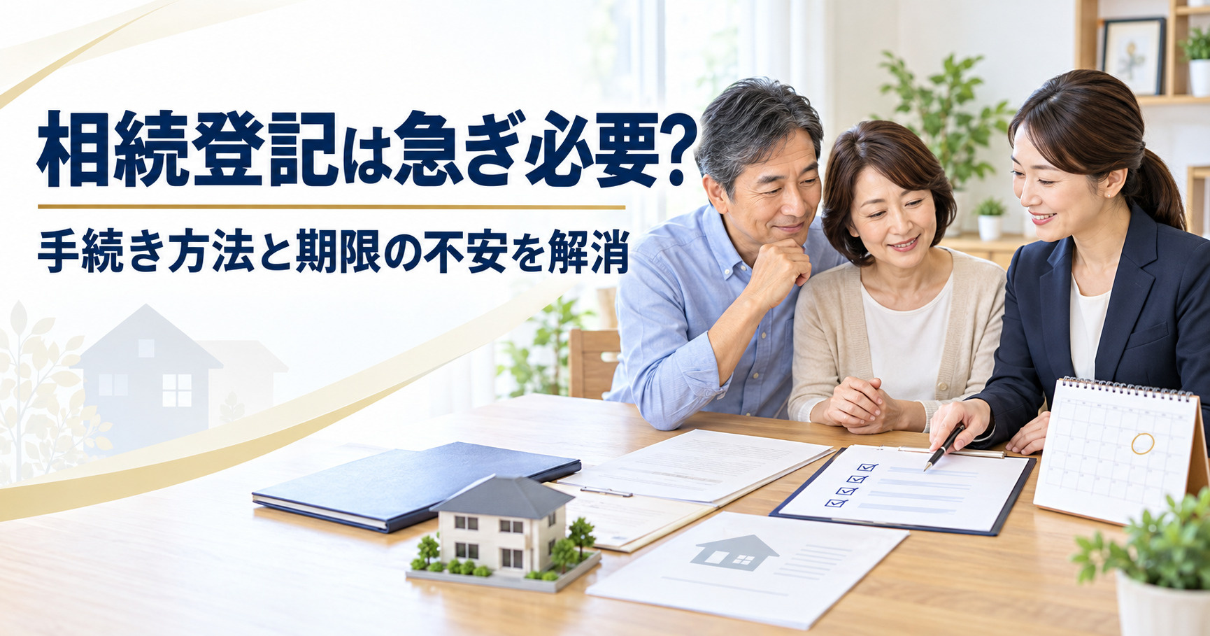 相続登記は急ぎ必要？手続き方法と期限の不安を解消の画像