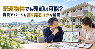 駅遠物件でも売却は可能？賃貸アパートを高く売るコツを解説の画像