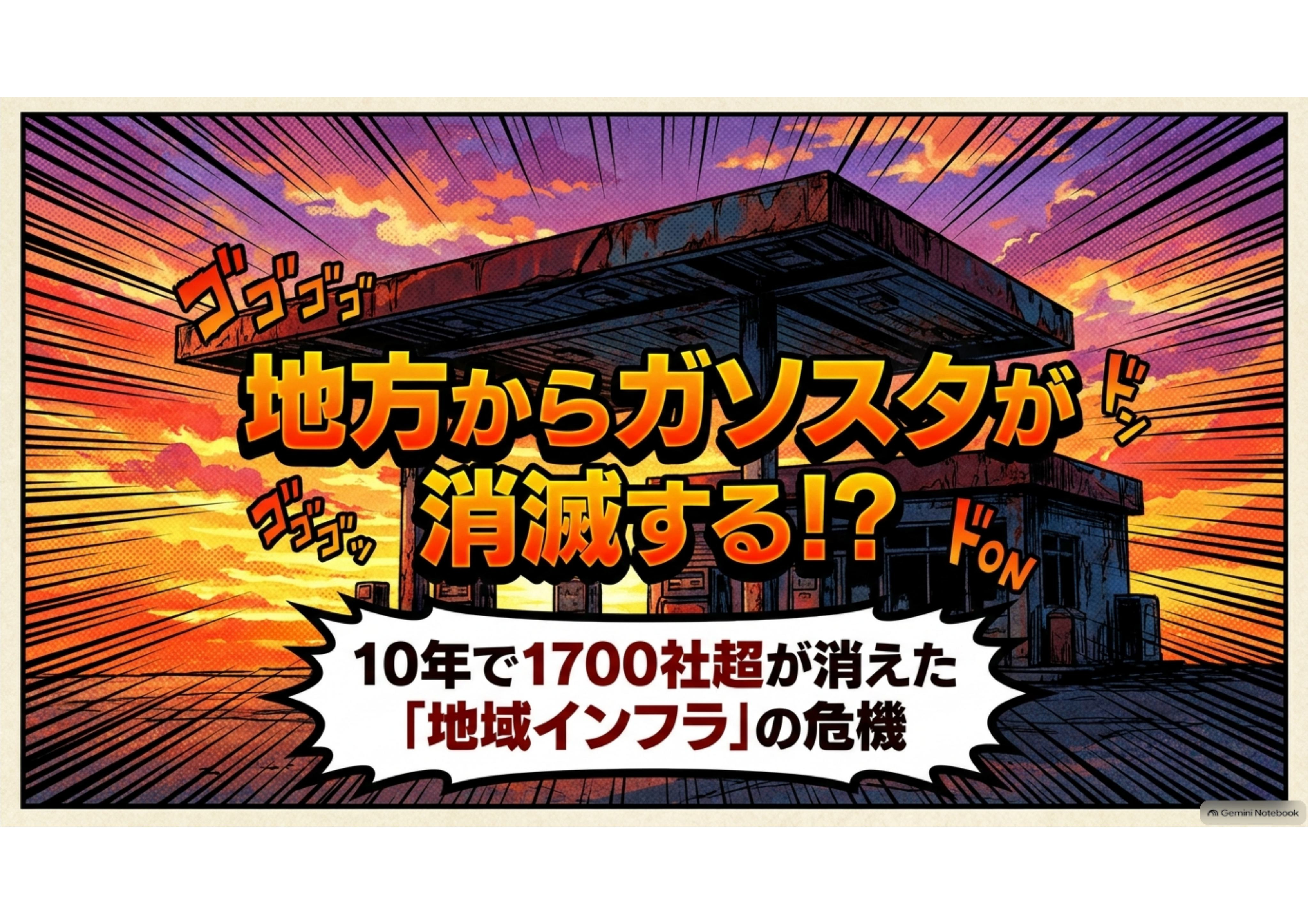 【地方の危機】身近なガソリンスタンドが消えていく?10年で1,700社超が消滅した理由と街のリアルの画像