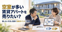 空室が多い賃貸アパートを売りたい？損しない方法と見直す診断ポイントを解説の画像