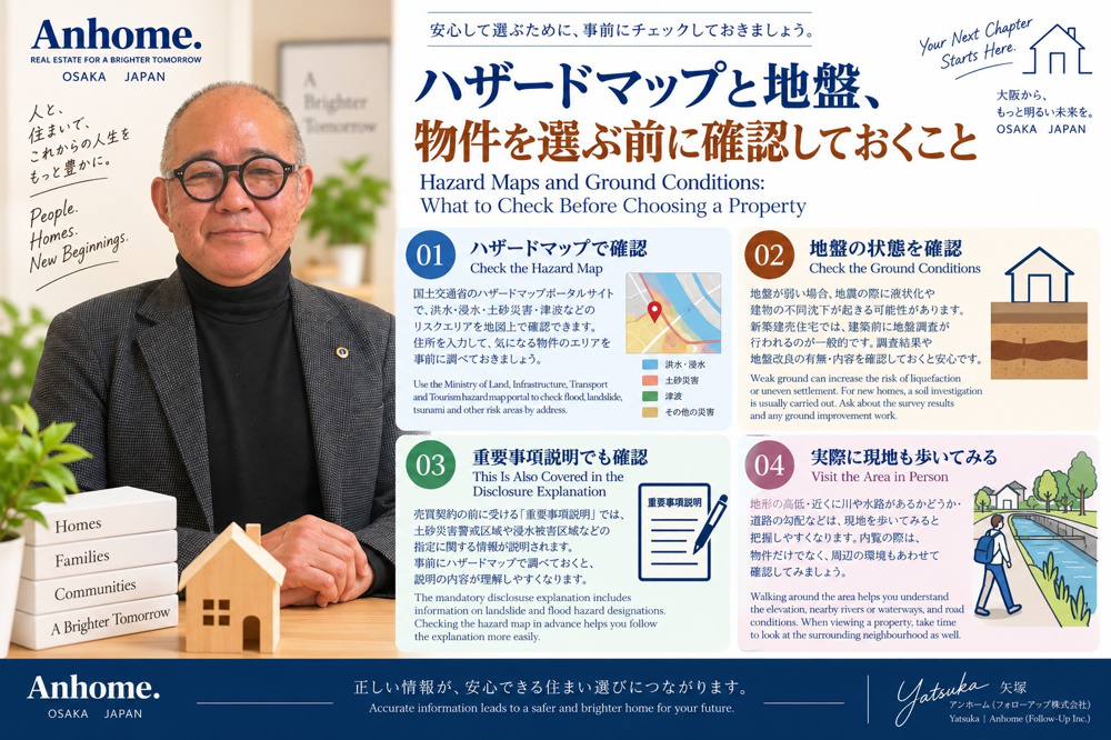 2026年10月23日 ハザードマップと地盤、物件を選ぶ前に確認しておくことの画像