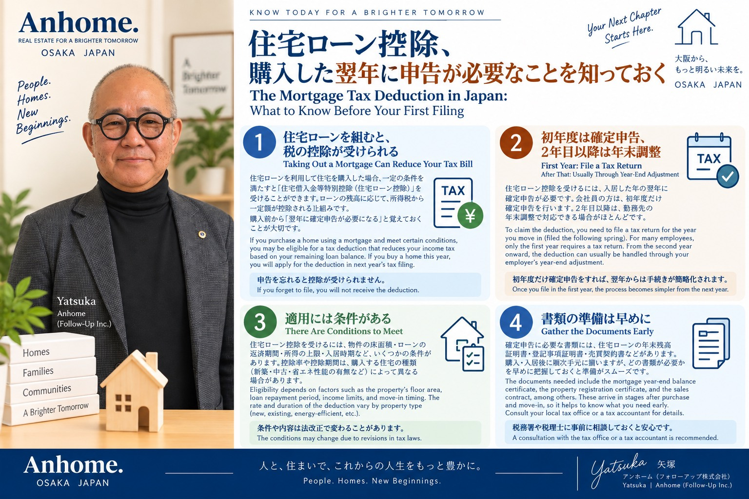 2026年10月30日 住宅ローン控除、購入した翌年に申告が必要なことを知っておくの画像