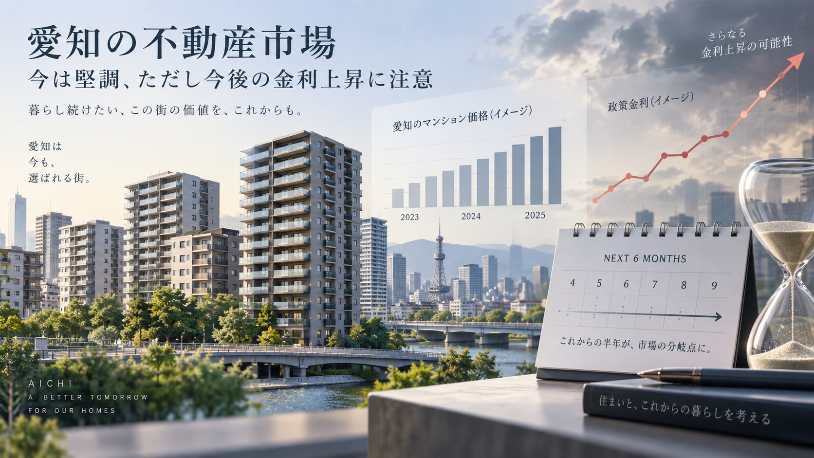 愛知県の中古マンション市場はまだ堅調|全国が弱含む中、2026年8月は価格・成約件数とも上昇の画像