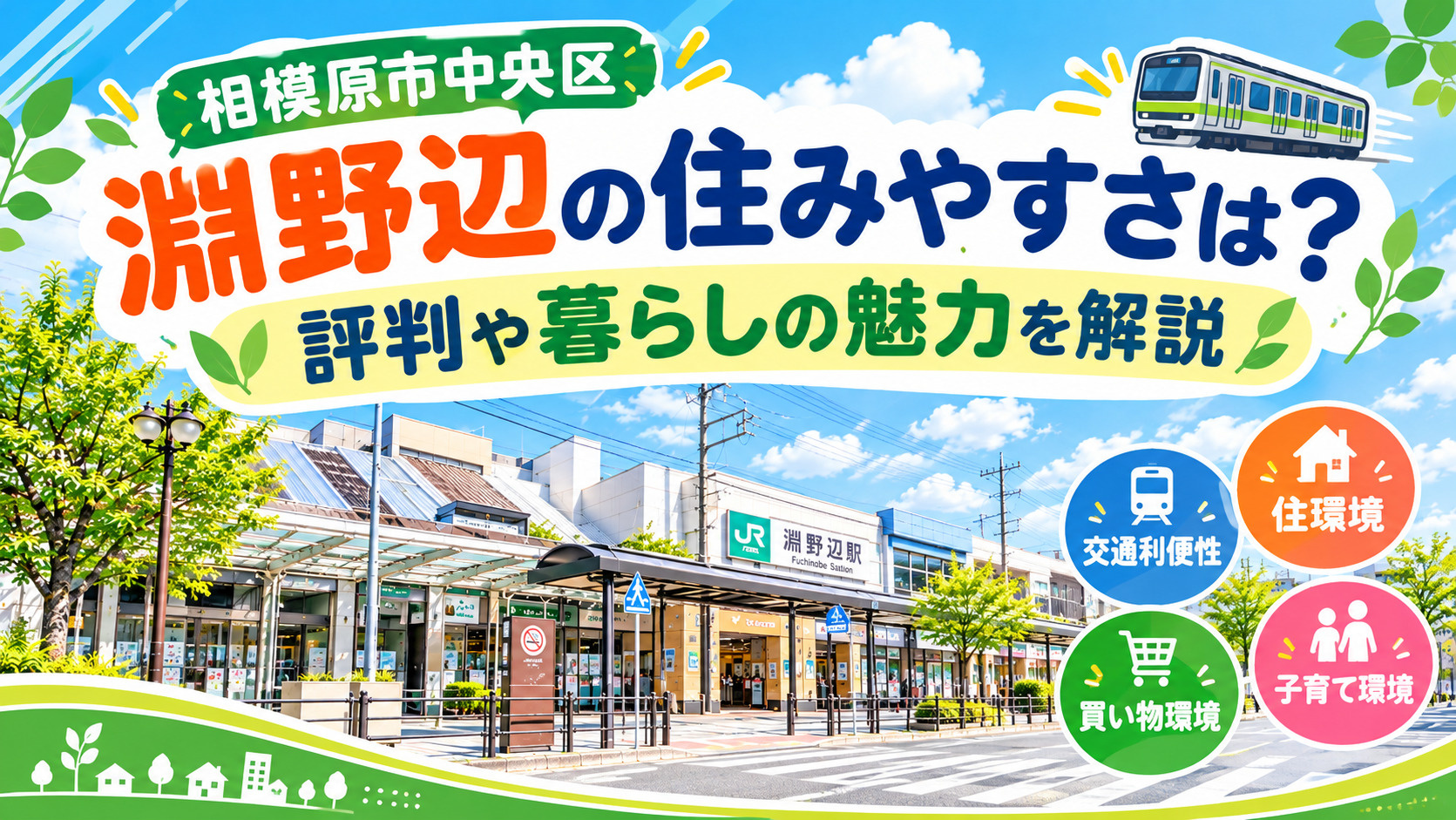 相模原市中央区淵野辺の住みやすさは?評判や暮らしの魅力を解説の画像