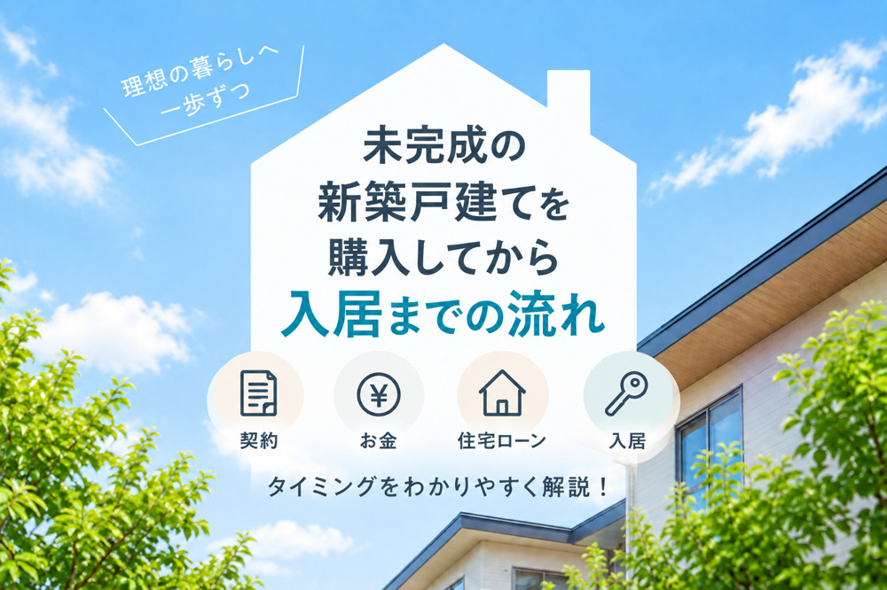【kuniumiで建てるお家】未完成の新築戸建てを購入してからご入居までの流れを徹底解説!の画像
