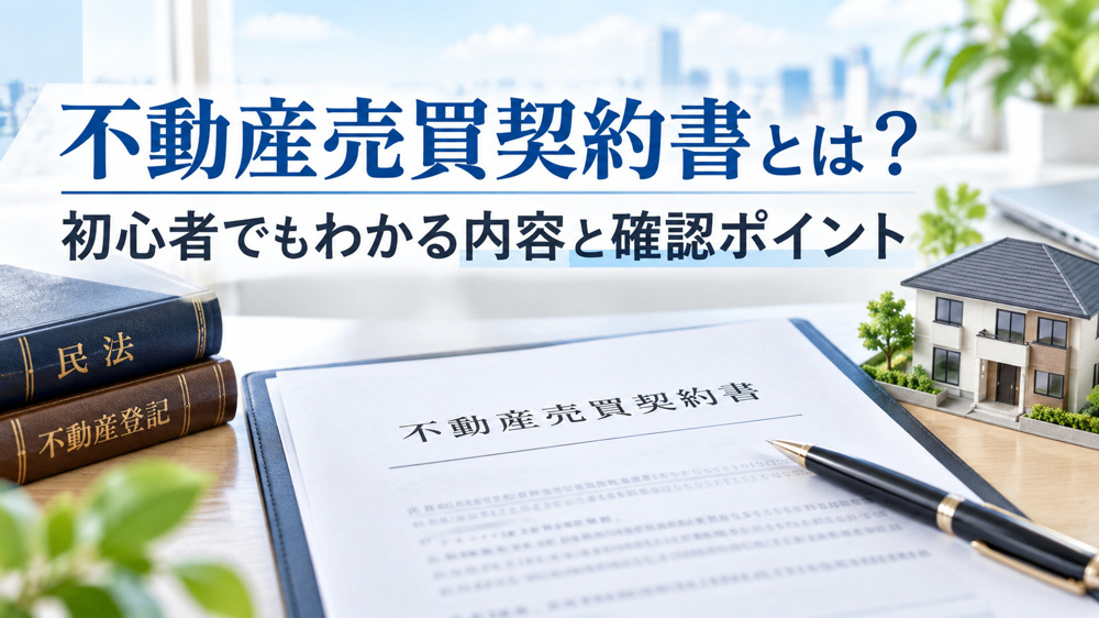不動産売買契約書とは？初心者でもわかる内容と確認ポイントの画像