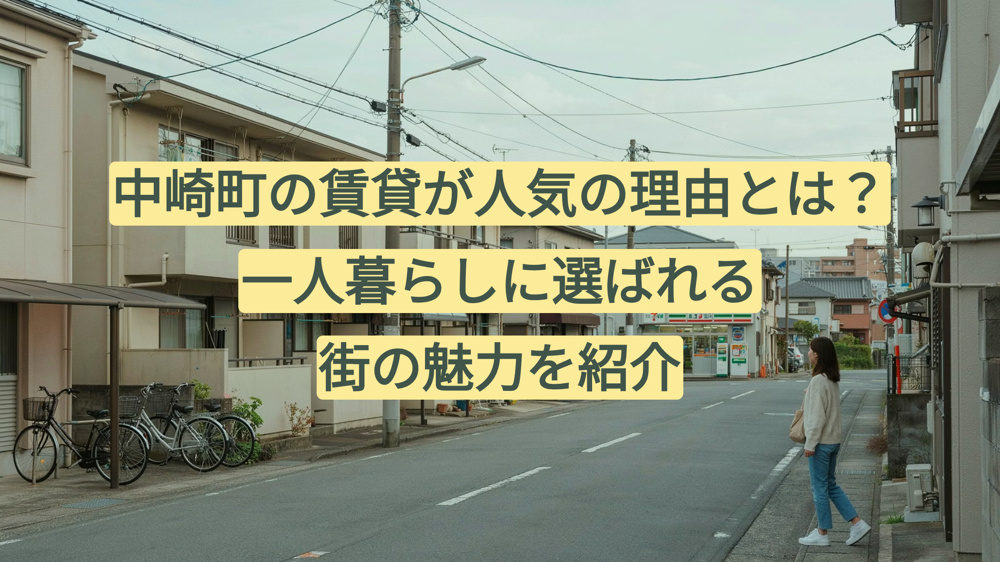 中崎町の賃貸が人気の理由とは？一人暮らしに選ばれる街の魅力を紹介の画像