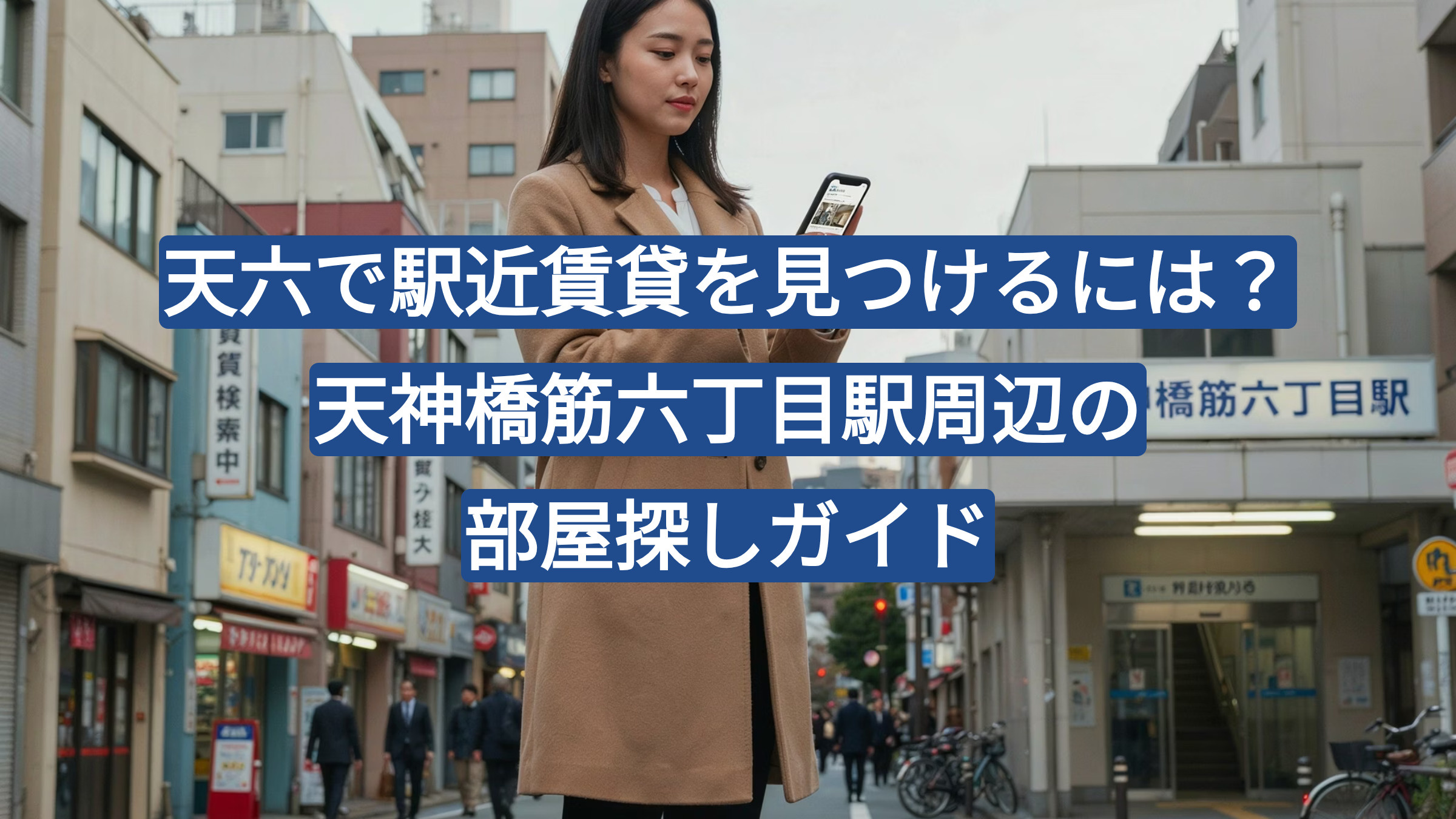 天六で駅近賃貸を見つけるには？天神橋筋六丁目駅周辺の部屋探しガイドの画像