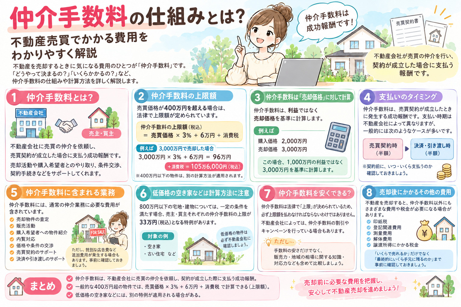 仲介手数料の仕組みの画像