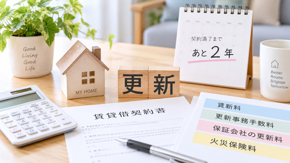 賃貸の更新時はいくらかかる？更新料・保証会社・火災保険の費用を解説の画像