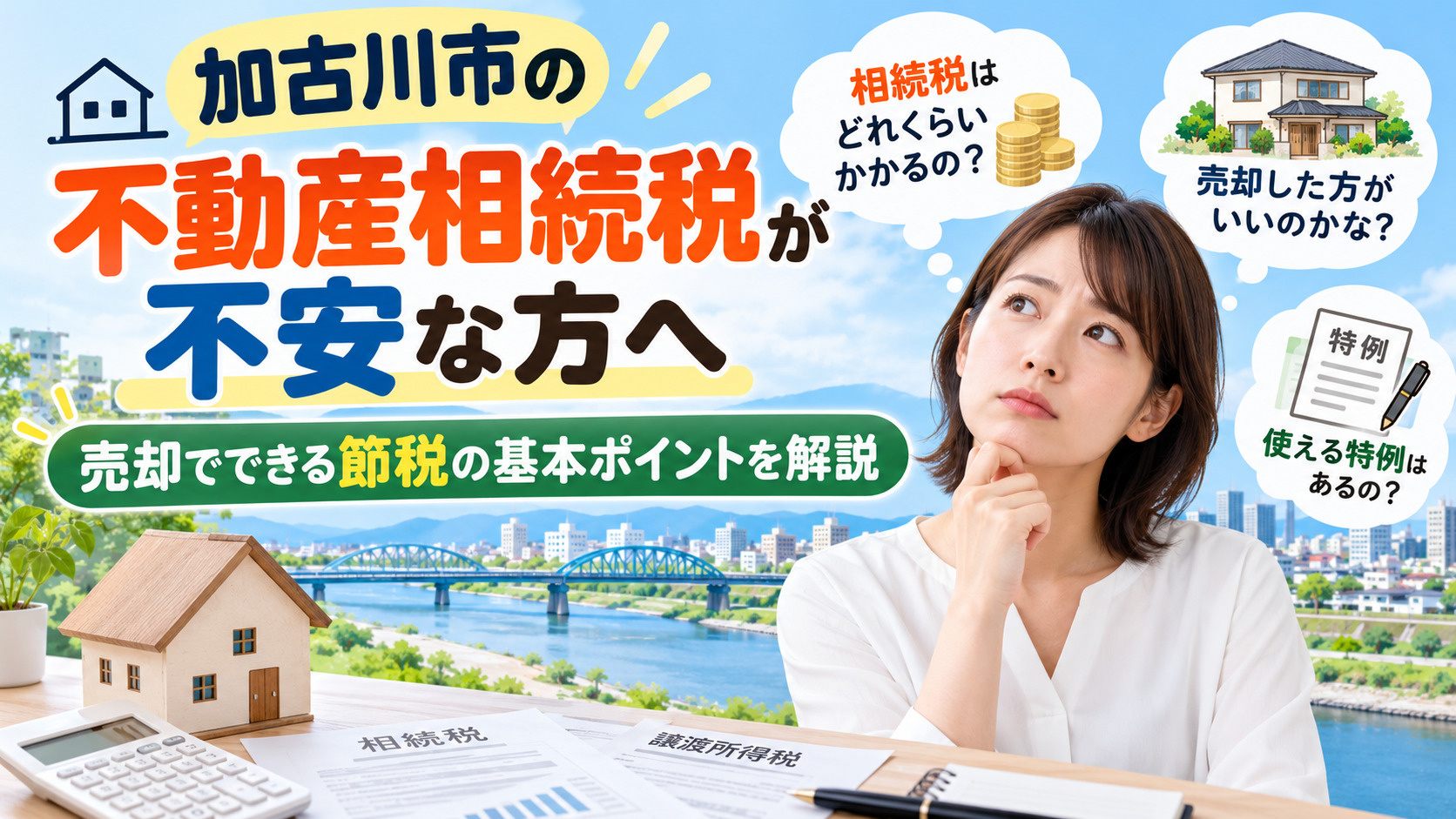 加古川市の不動産相続税が不安な方へ 売却でできる節税の基本ポイントを解説の画像