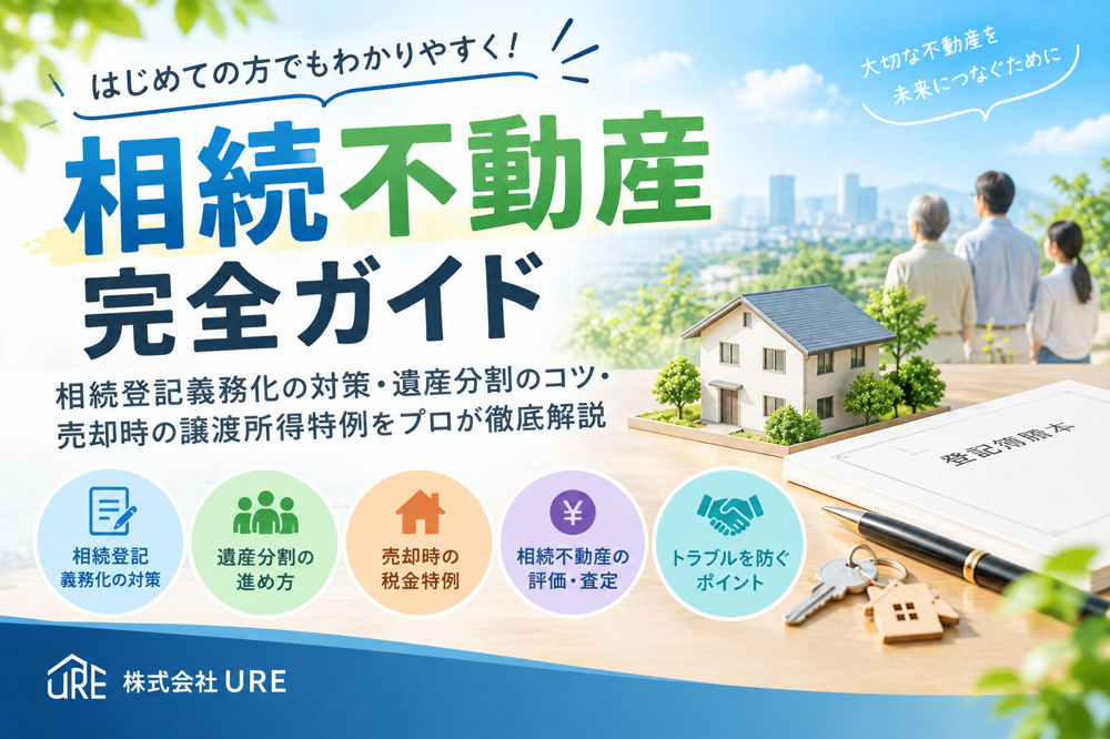 【不動産相続完全ガイド】相続登記義務化の対策・遺産分割のコツ・売却時の譲渡所得特例をプロが徹底解説の画像