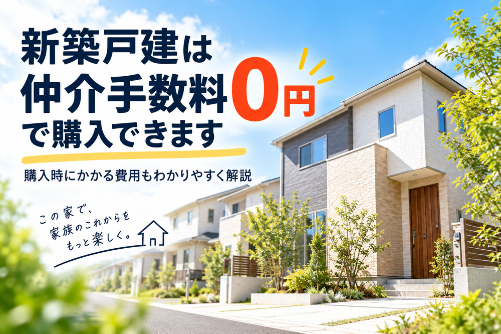 仲介手数料無料～新築戸建編～の画像