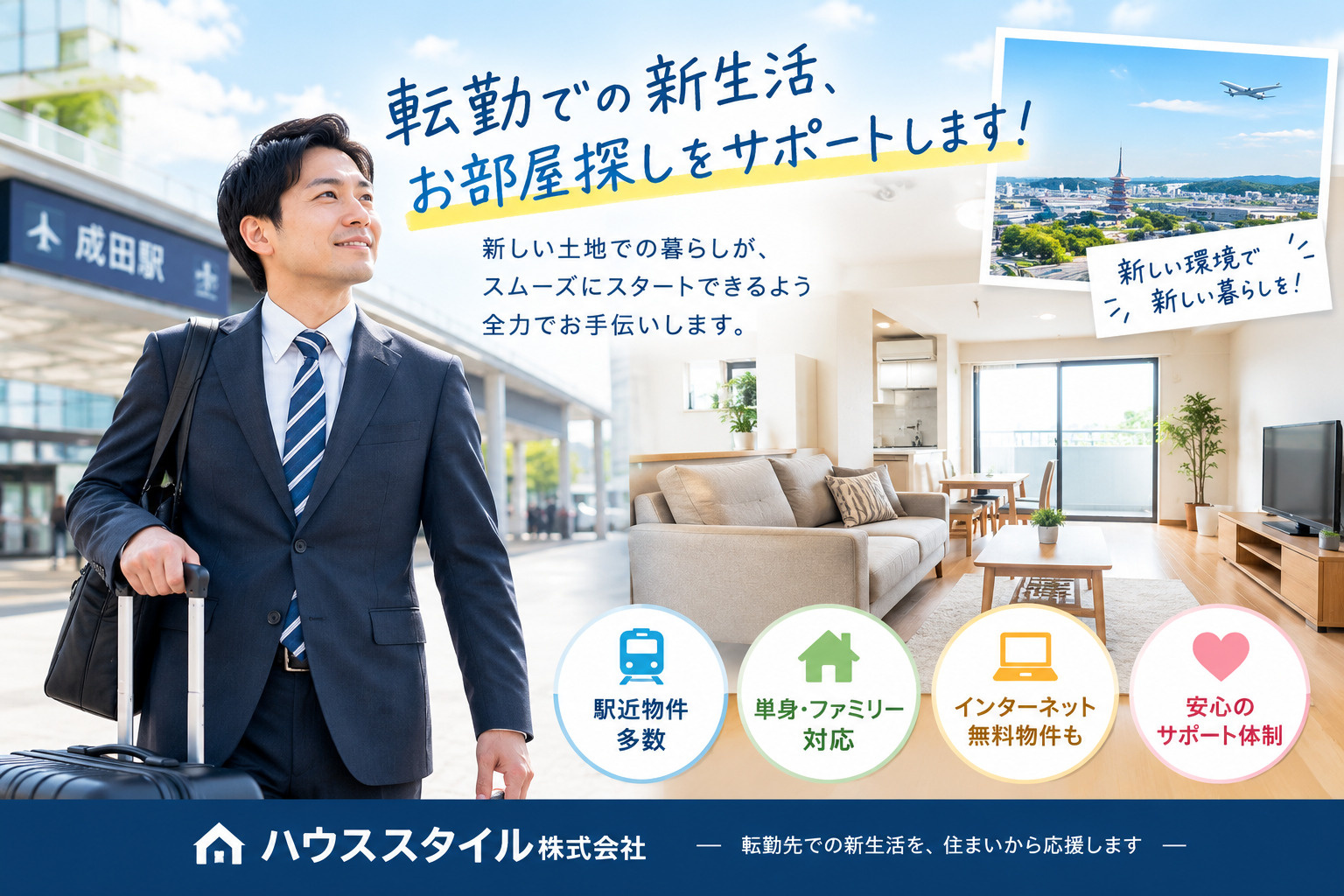 成田市への転勤は成田駅と公津の杜どっちが住みやすさに合う比較で確認の画像