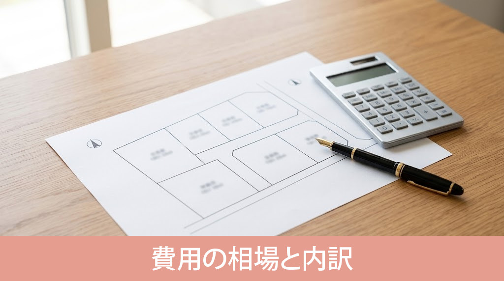 土地の分筆にかかる費用の相場と内訳