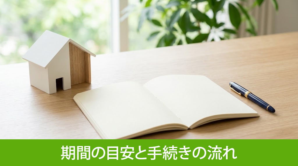 不動産売却にかかる期間の目安と手続きの流れ