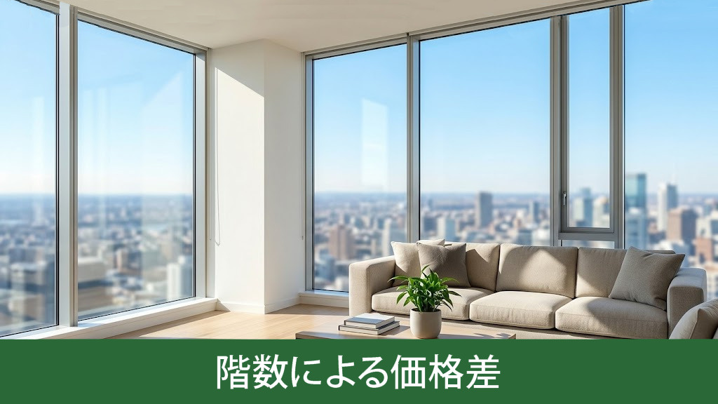 マンションの階数による価格差